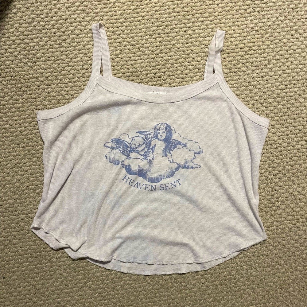 Heaven Sent (BP Oversized Crop Tank)